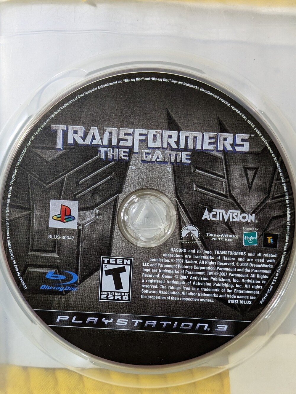 TRANSFORMERS The Game | Sony PS3 Black Label | CIB | VG - Picture 3 of 4